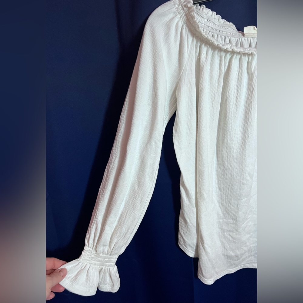 GAP Maternity Women's White Blouse - Picture 2 of 5